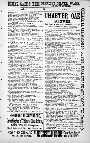 1890 City Directory pt. 1